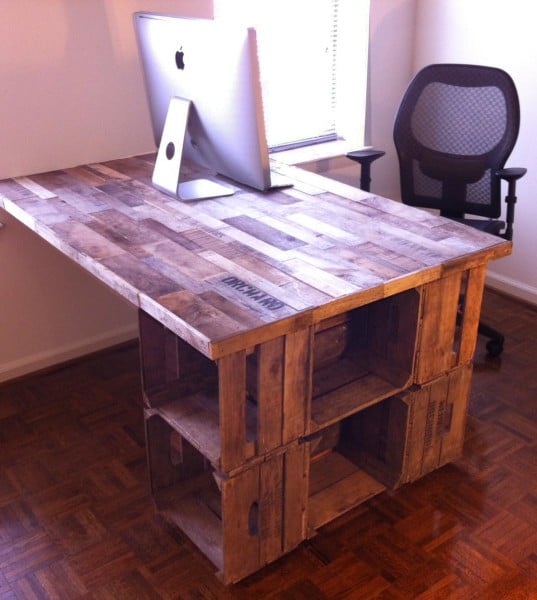 Apple Crate Desk